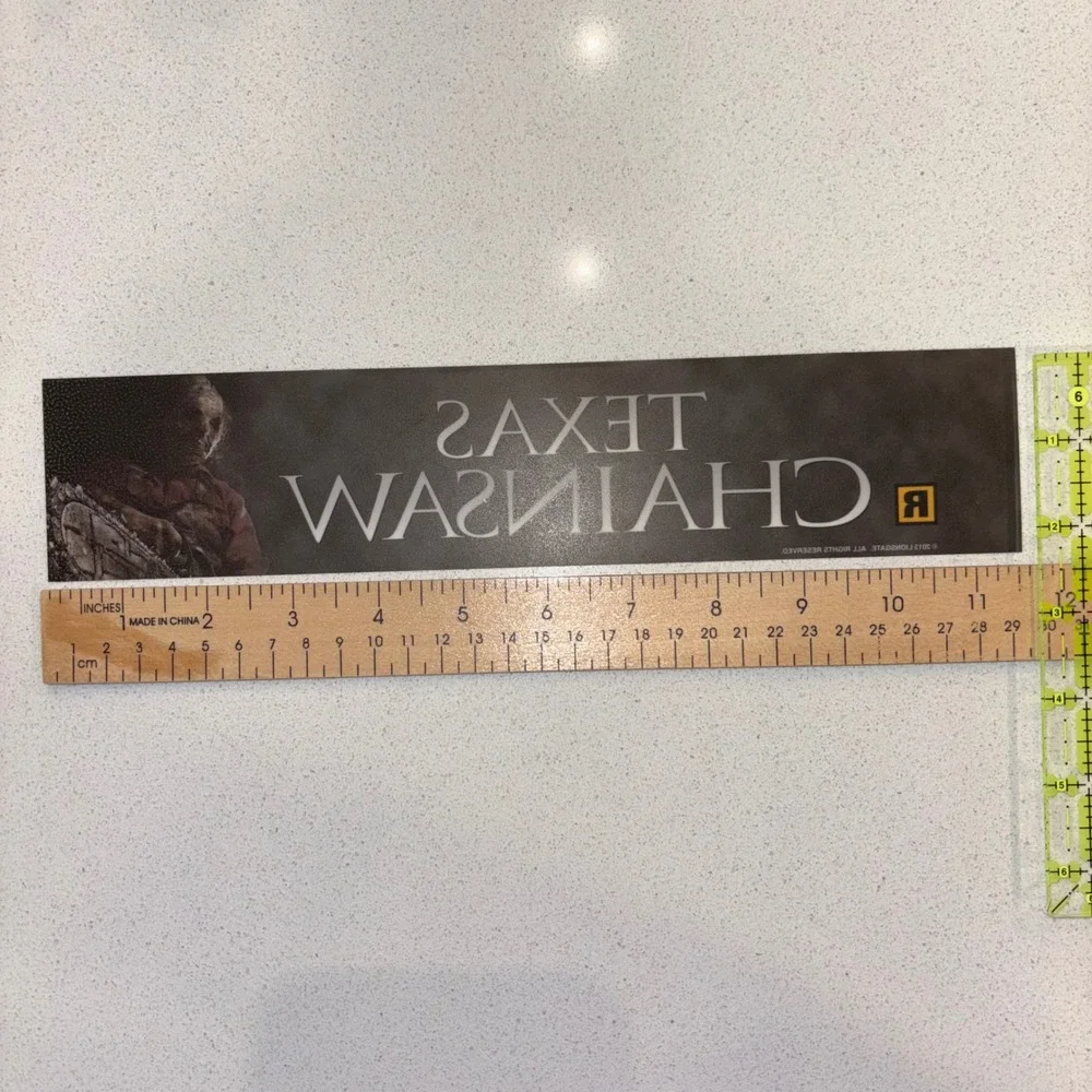 Texas Chainsaw‎ 2013 Lionsgate Promo Mylar Leatherface Horror Movie Memorabilia
